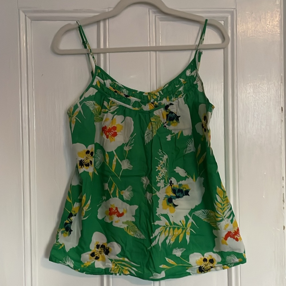 Patagonia organic cotton printed tank top, size Medium